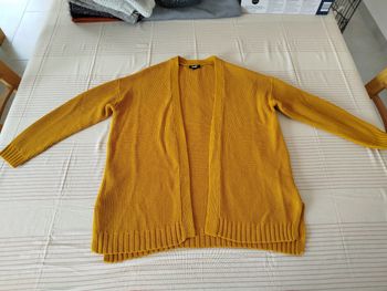 Gilet ou cardigan moutarde Jennyfer taille M