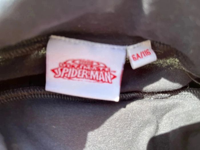 Col roulé Spiderman taille 6 ans bleu foncé - photo numéro 3