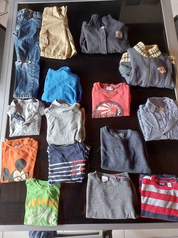 Lot de 15 habits garçon 5 ans