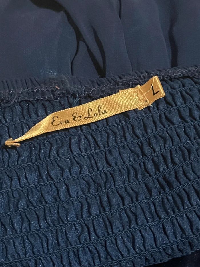 Sublime Robe de cérémonie Bleu Taille L 40 - photo numéro 5