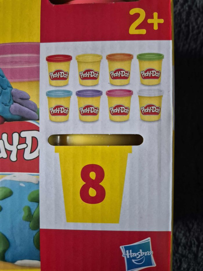 Play-Doh 8 Couleurs Arc-en-Ciel, Pots de pâte à Modeler de 85 g - photo numéro 2