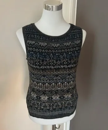 G4 pull sans manches en laine et alpaga femme, taille 3/40