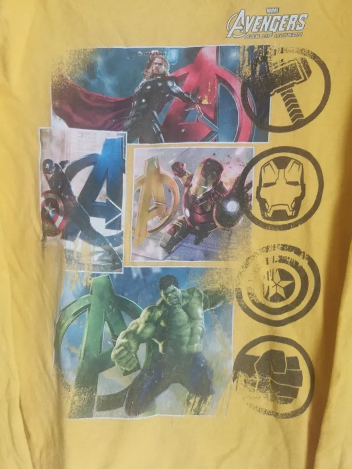 T shirt manches longues avengers 6 ans - photo numéro 3