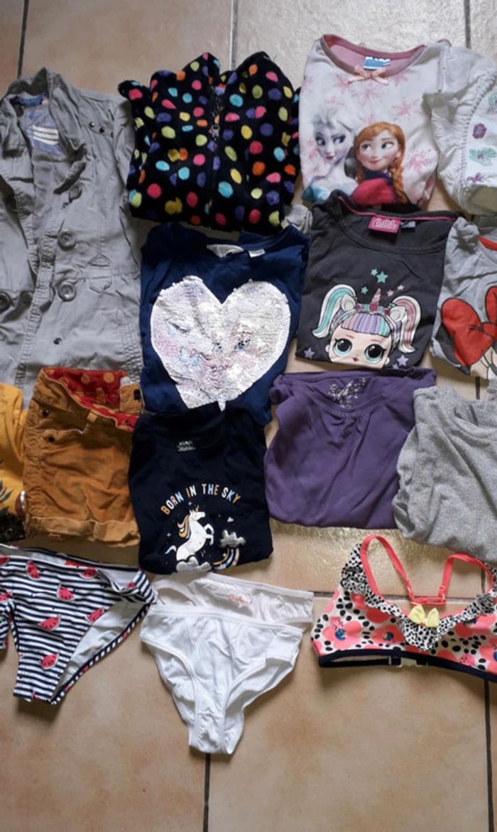 Lot 25 vêtements 6 ans fille - photo numéro 3