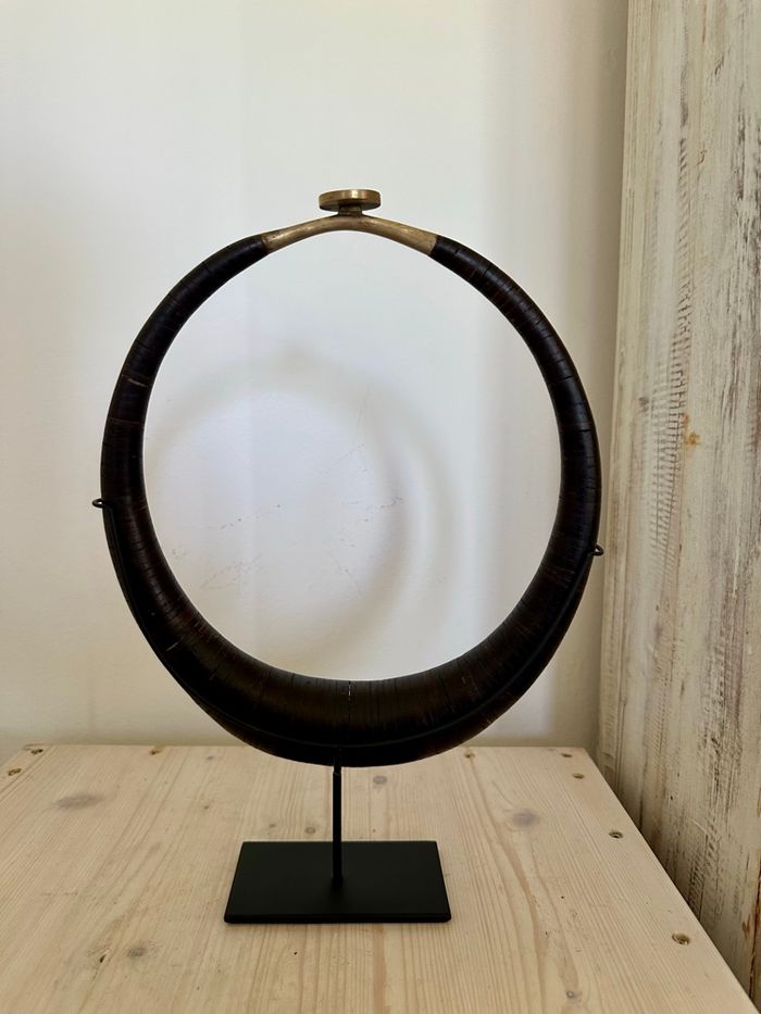 Collier papou traditionnel en Cuir - photo numéro 3