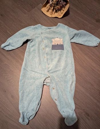 Magnifique pyjama velours Obaïbi 18 mois
