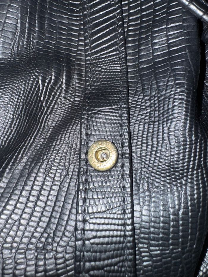 Sac noir simili cuir - photo numéro 9