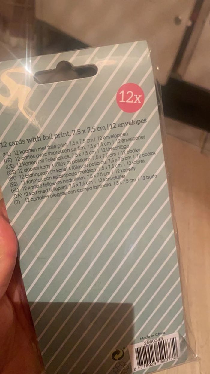 Lot de 12 cartes avec enveloppes - photo numéro 2