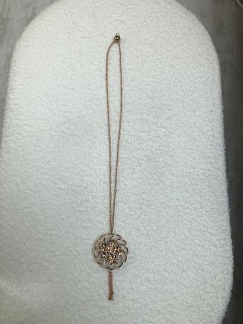 Collier long rosé femme