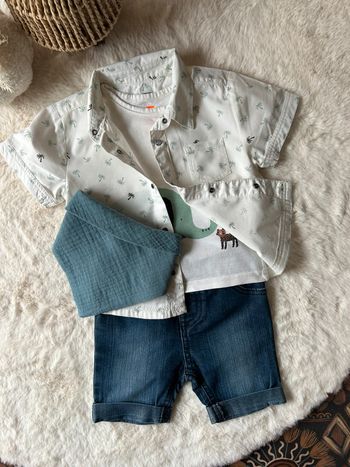 Ensemble 12 mois été garçon