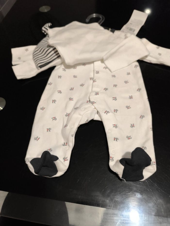 Pyjama body bonnet mixte naissance - photo numéro 4