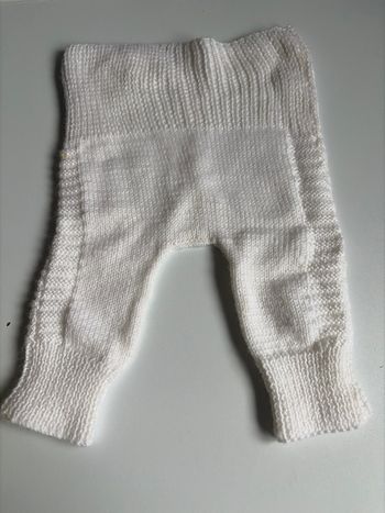 Pantalon en laine tricoté