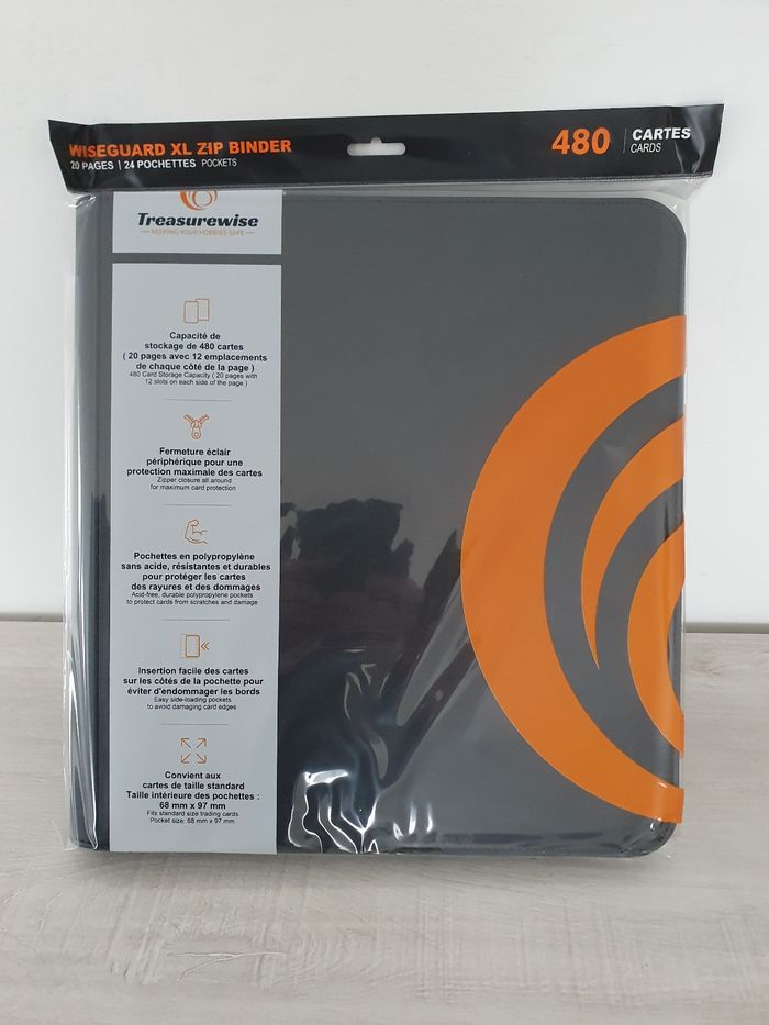 Portfolio TreasureWise Zip Binder 480 Noir