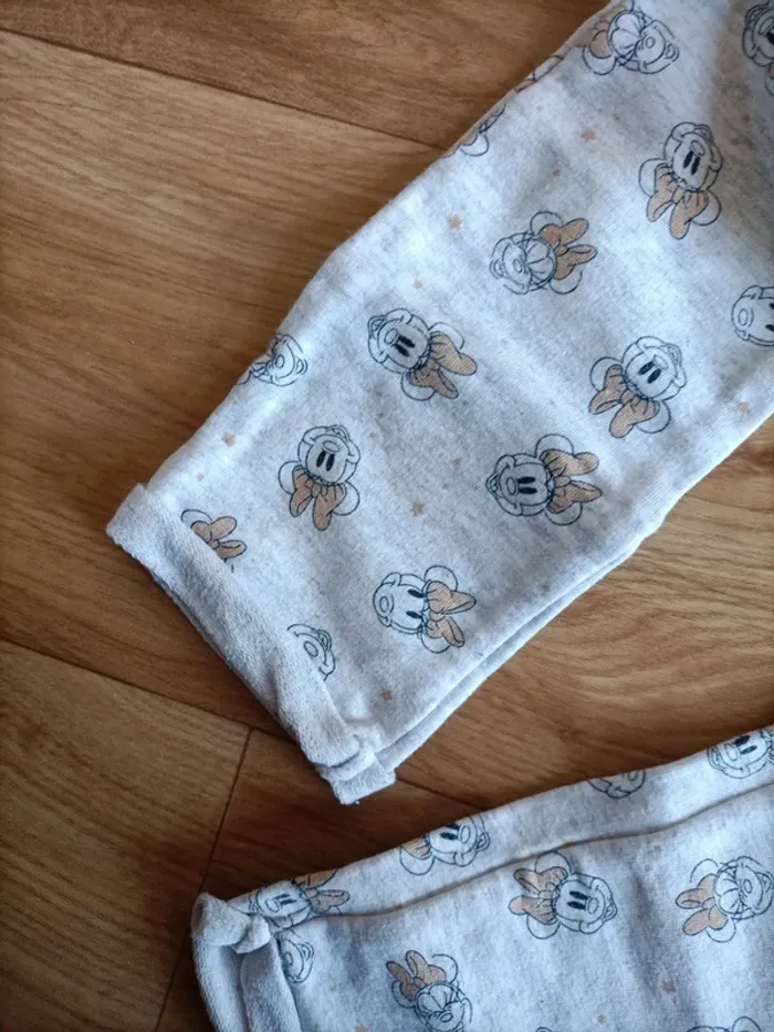 Ensemble t-shirt manches longues et pantalon type sarouel 24 mois Minnie - photo numéro 6