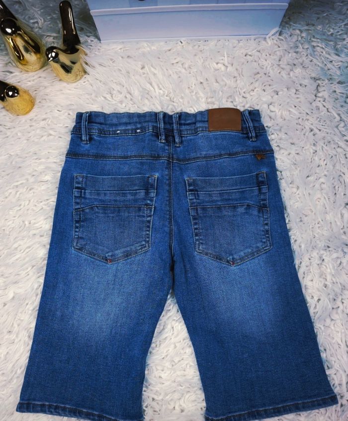 Bermuda en jean slim bleu Garçon taille 9 ans marque Okaidi 🎸 - photo numéro 5