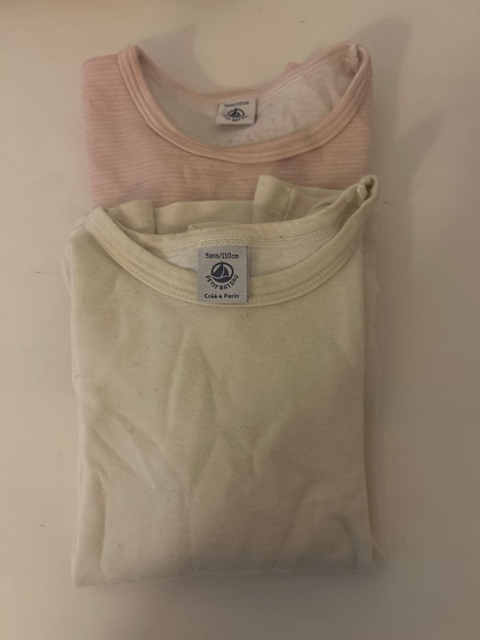 T shirts chauds petit bateau 5 ans