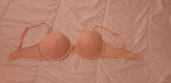 Soutien gorge rose  clair  et  beige T90C