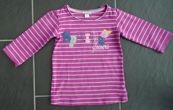 Tee shirt manches longues fille 2 ans