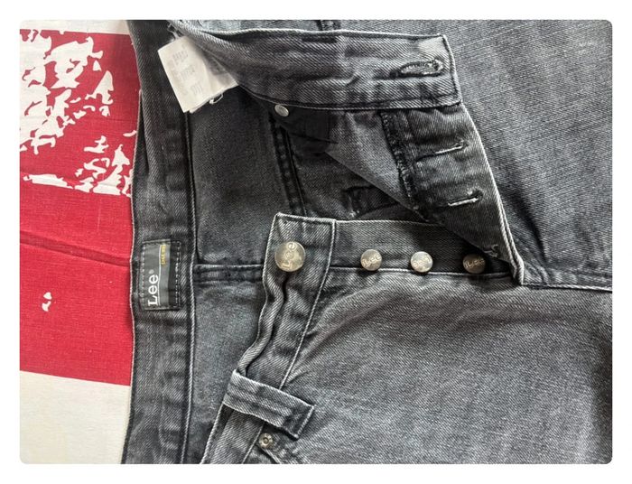 Jeans Lee gris taille 44 coupe droite patte large - photo numéro 9