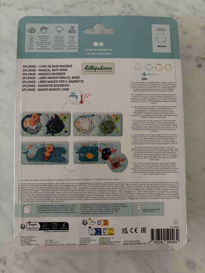 Poupée et livret de bain Les Lilliputiens - photo numéro 4