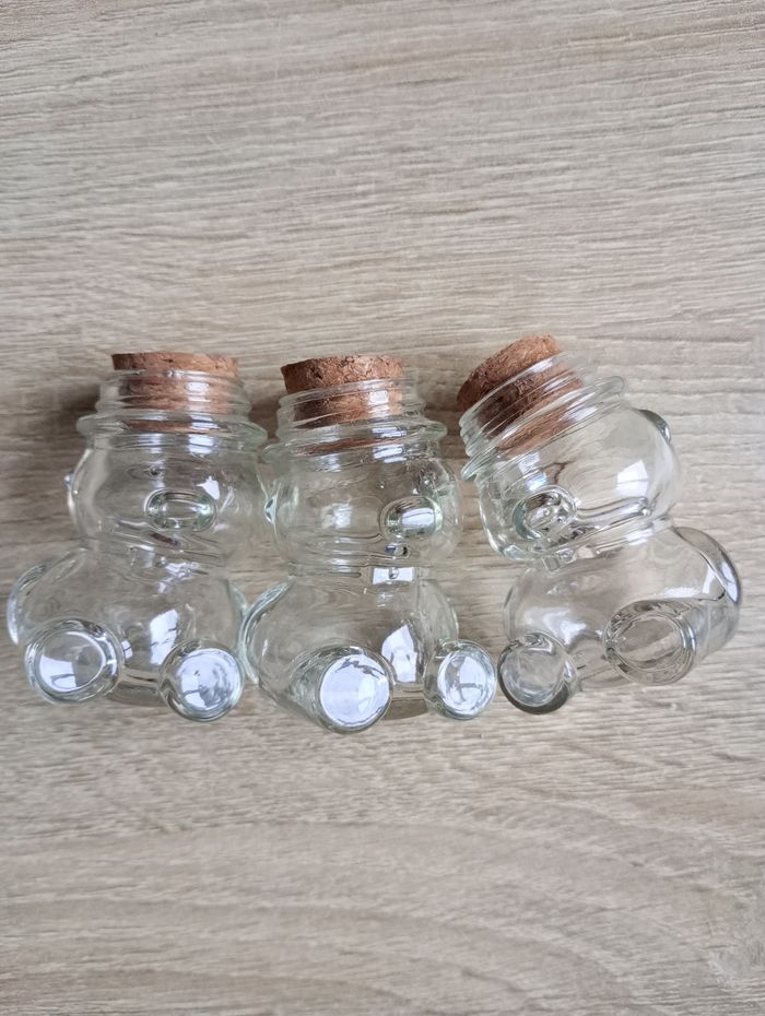 Petits bocaux en verre nounours - photo numéro 2