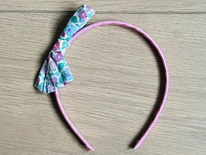 T-shirt à col festonné et serre-tête en Liberty Poppy and Daisy Jacadi T-6 ans - photo numéro 5