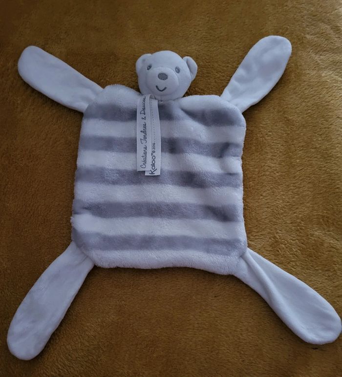 Doudou rayé collection bébé pastel kaloo