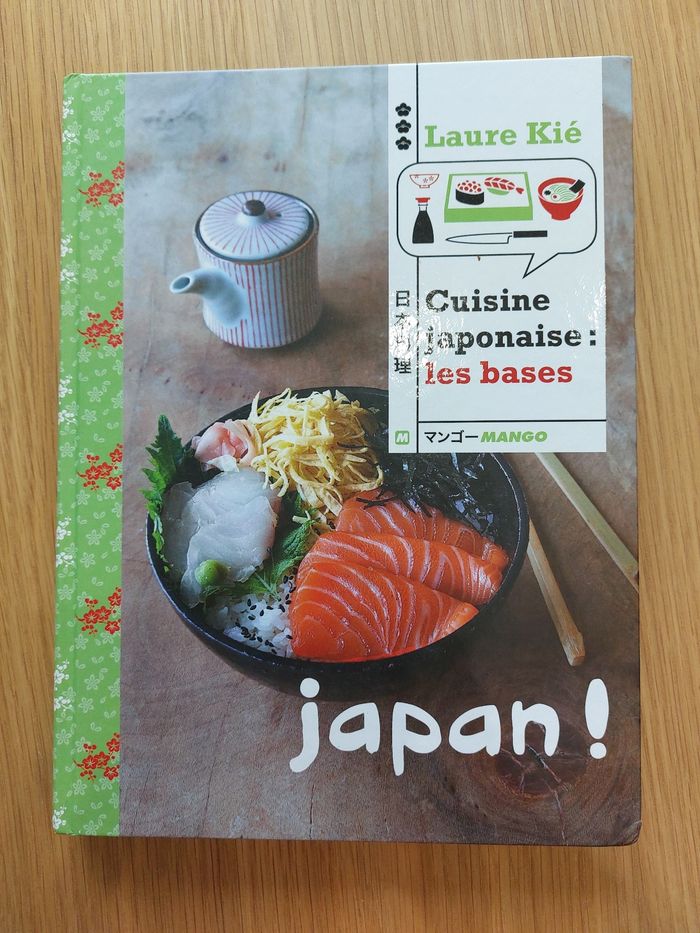 Livre base cuisine japonaise