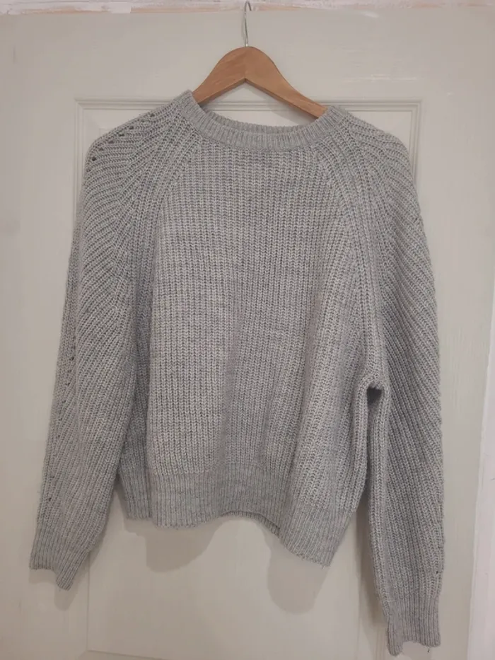 Pull mango en maille