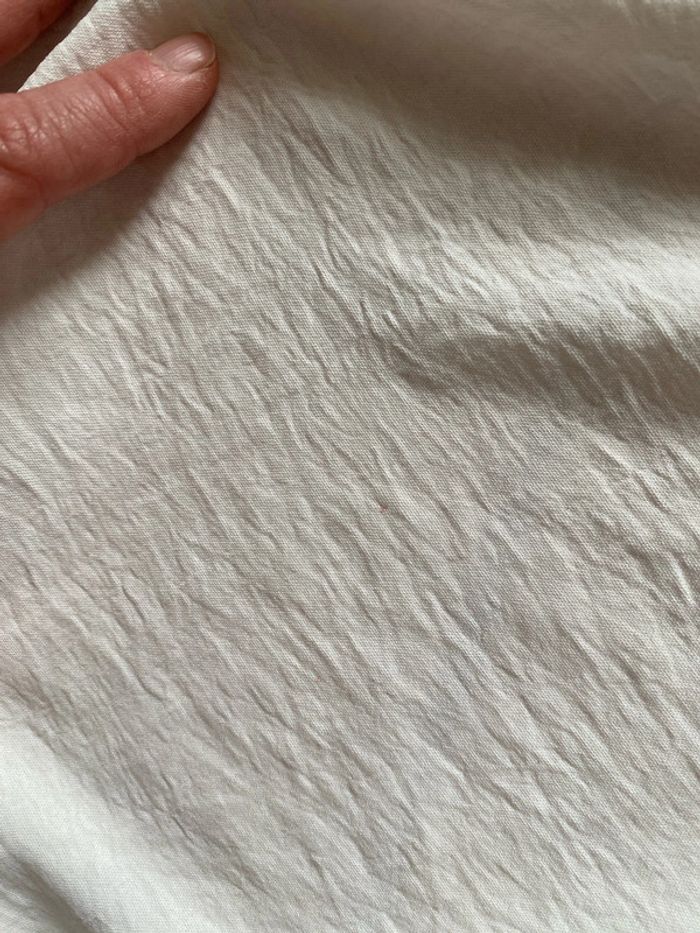 Pantalon blanc crème Zara taille M - photo numéro 6