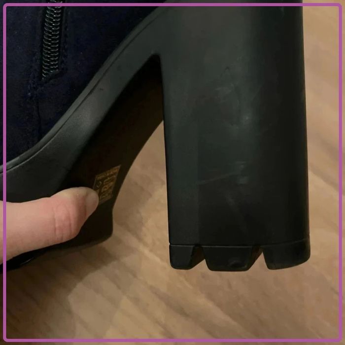 Bottines bleu 37 en très bon état - photo numéro 4
