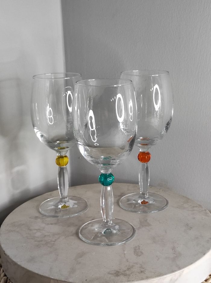 Verres perles facettes - photo numéro 1
