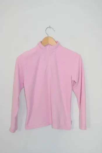 Polaire rose marque Quechua de Décathlon 12 ans