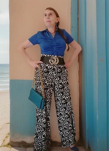 Pantalon large MANGO