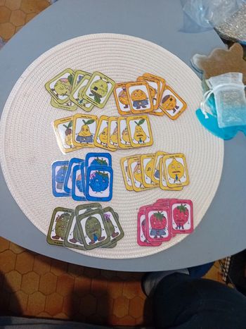 Jeu de 7 familles sur les fruits