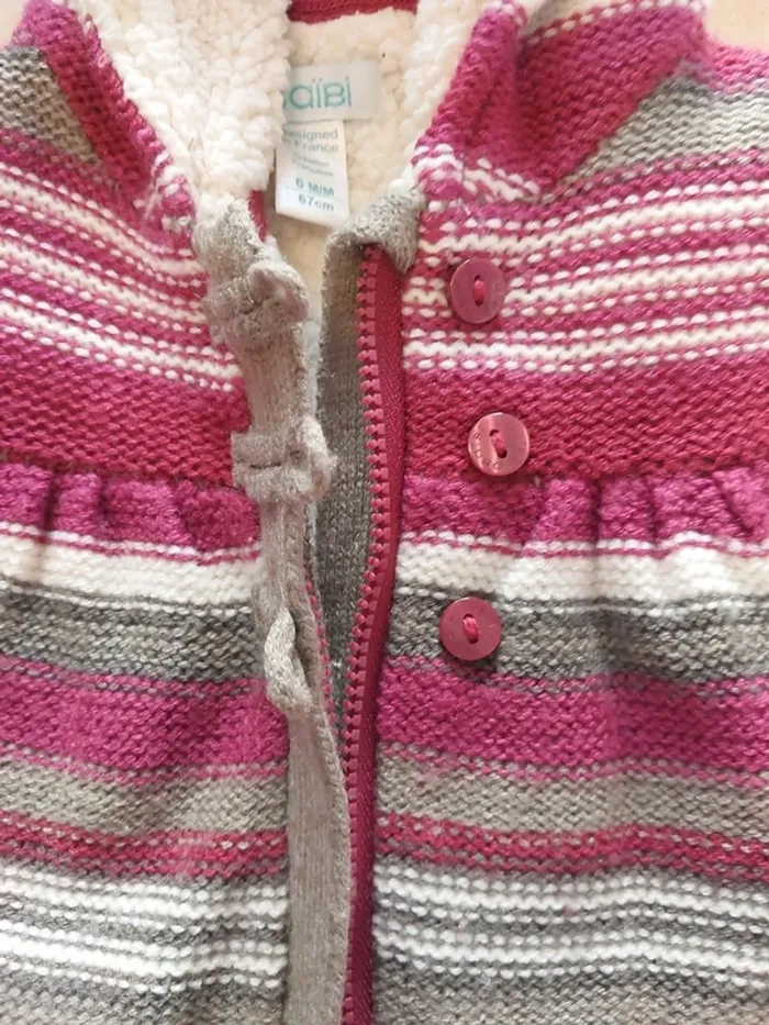 Lot veste polaire 6 mois - photo numéro 4