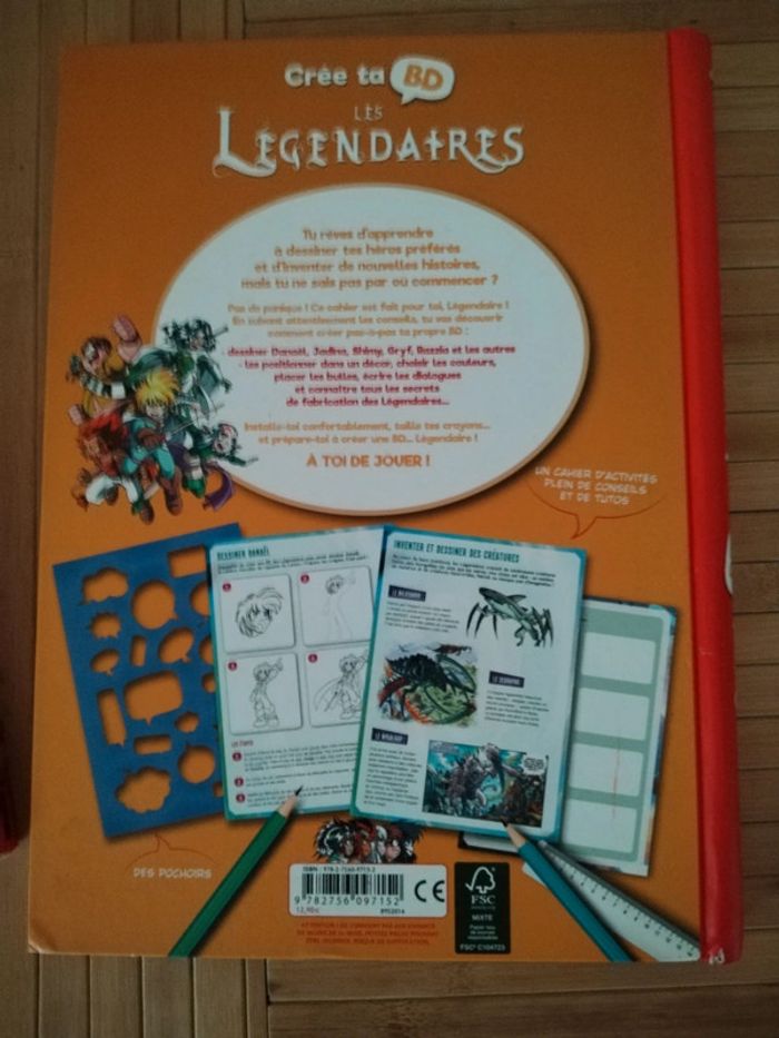 Lot 2 livres pour apprendre à dessiner manga et BD - photo numéro 2