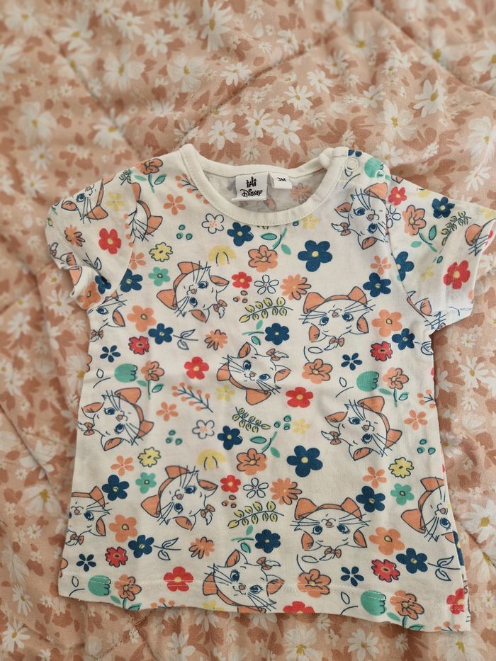 Tee shirt manche courte marie Disney baby