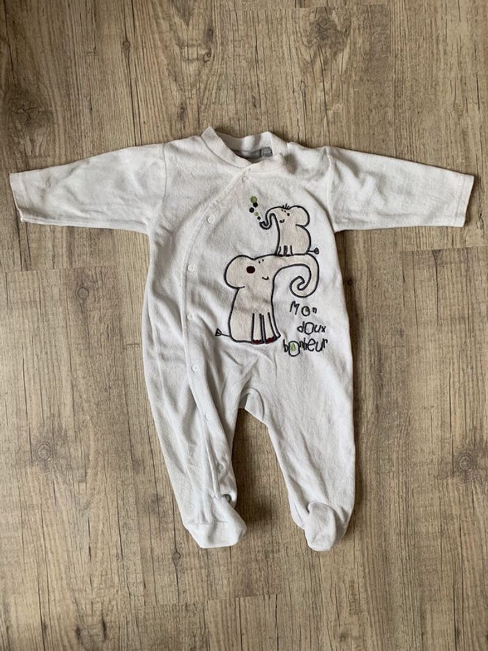 Pyjama velours 6 mois