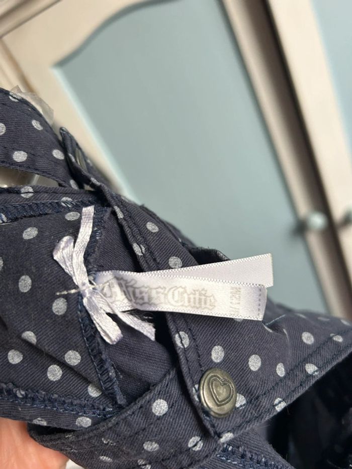 Robe salopette jean , miss cutie, 9-12 mois. - photo numéro 5