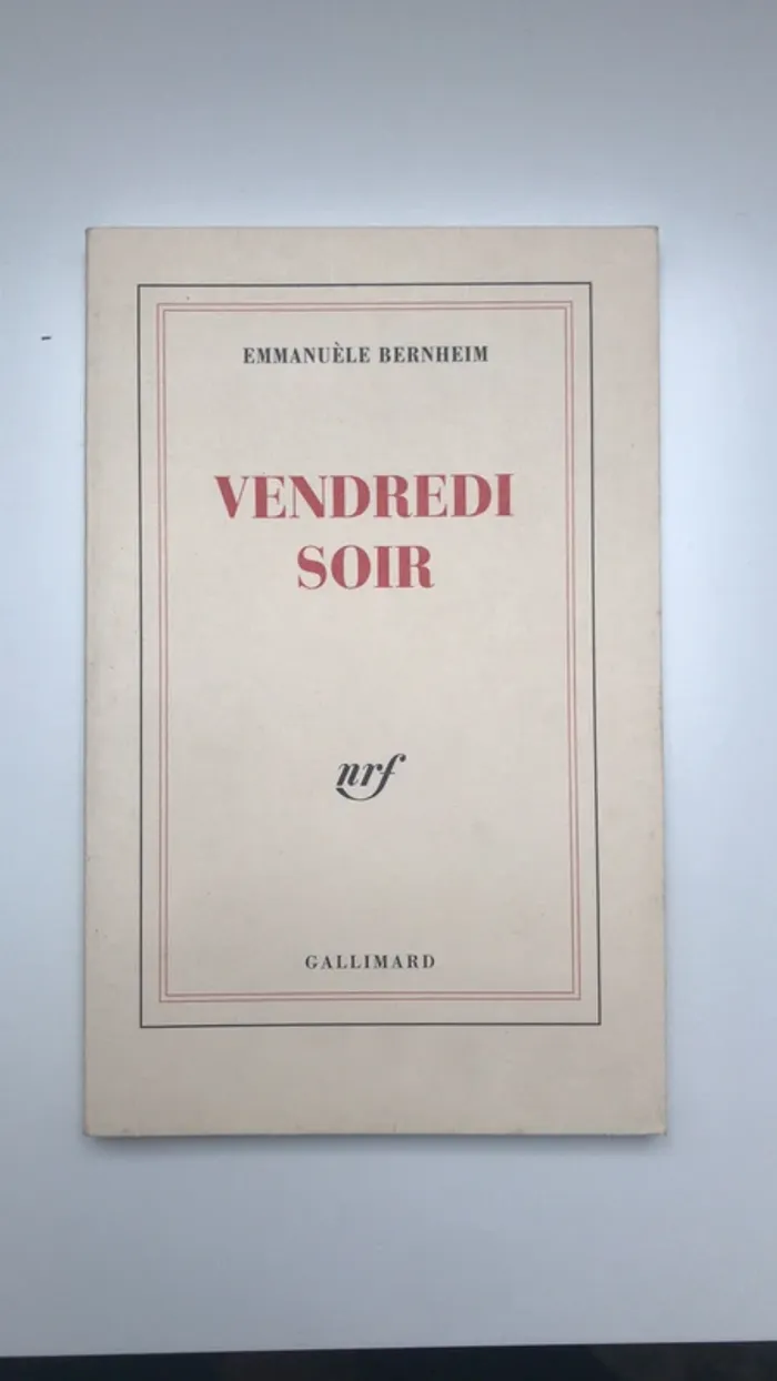 Livre vendredi soir