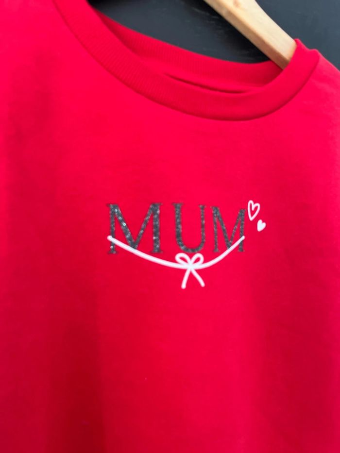 Pull rouge Mum neuf - photo numéro 2