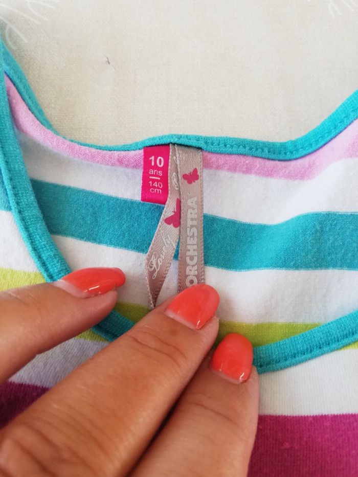 Robe rayée 6 ans orchestra - photo numéro 2