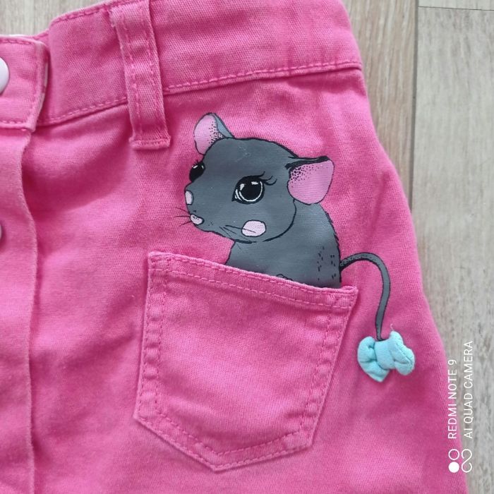 Jupe rose chat souris 6ans - photo numéro 3
