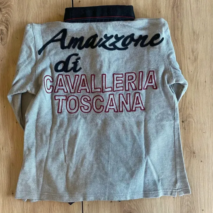 Polo  Cavalleria Toscana  – Gris – Taille  XS  – Très bon état - photo numéro 2