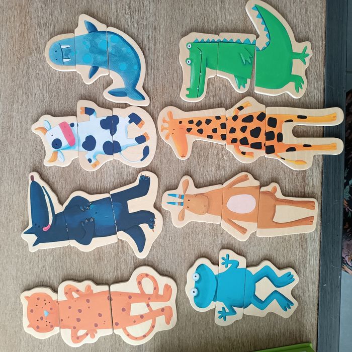 Jeu puzzle magnétique 3 pièces Magnetics crazy djeco - photo numéro 3