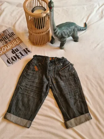 Bermuda jeans 8 ans