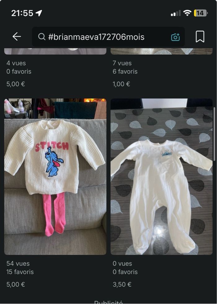 Vêtement 6mois fille