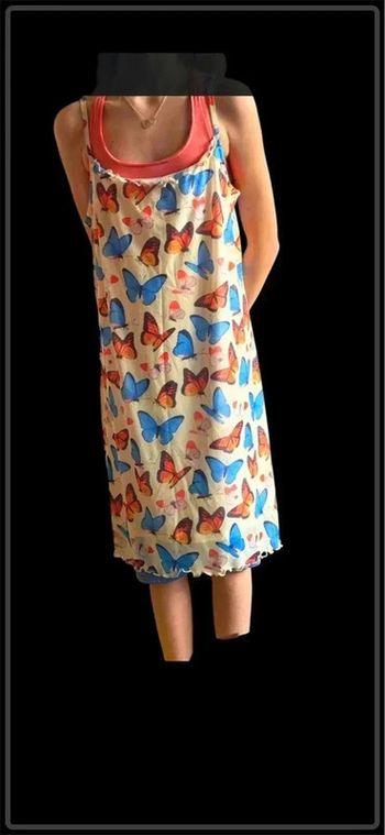 Robe papillon  taille 42 marque néon &  nylon