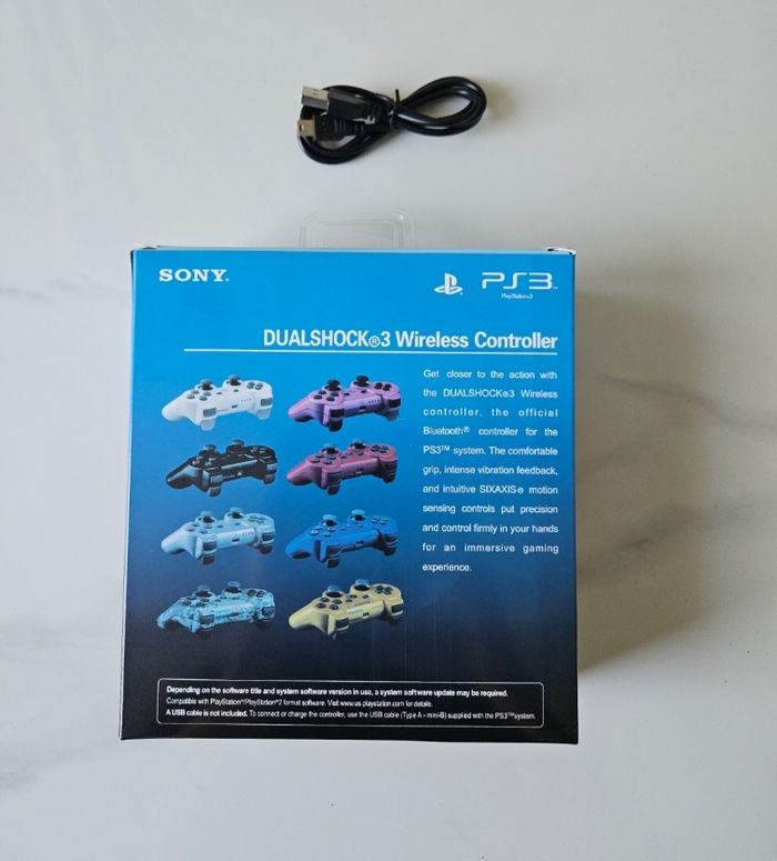 🎮 Manette PS3 Noire + chargeur offert 🎁 "Neuve et Scellée 🔒" - photo numéro 5